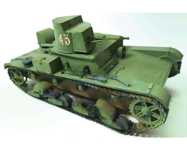 OT-26 TANQUE LIGERO SOVIÉTICO LANZALLAMAS