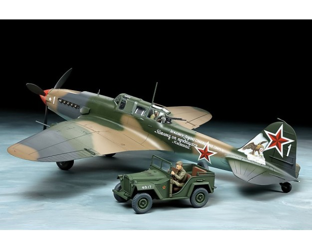 1/48 ILYUSHIN IL-2 & GAZ-67B