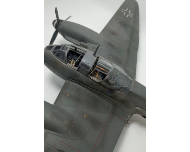 MESSERSCHMITT ME-410 HORNISSE - CAZA NOCTURNO - 1/48