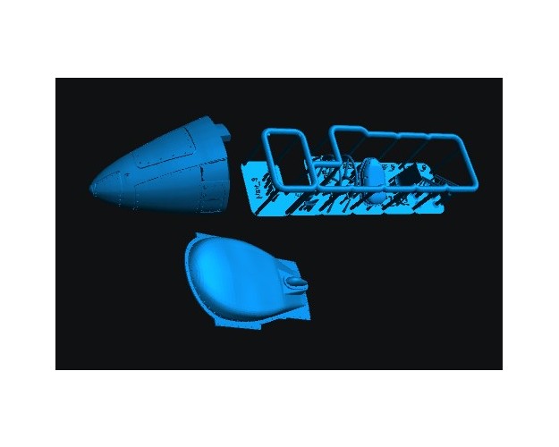 Nariz Antenas y Radomos (P/Trumpeter) - Douglas A4-Q