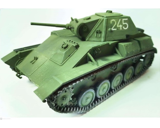 T-70 TANQUE LIGERO SOVIÉTICO