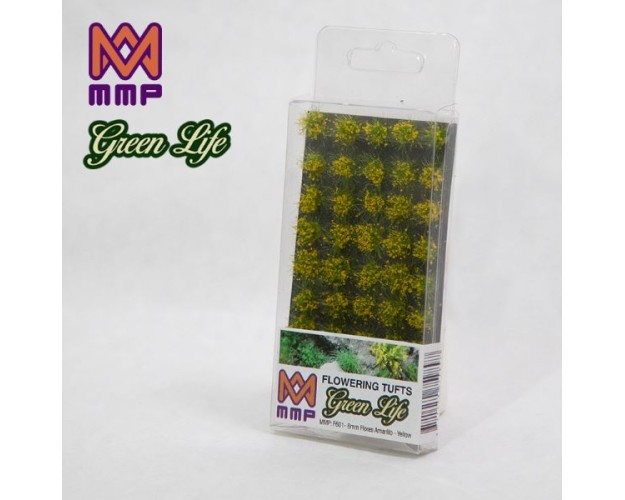 FLOWERING TUFTS 6mm COLOR AMARILLO CB: 0721450759897