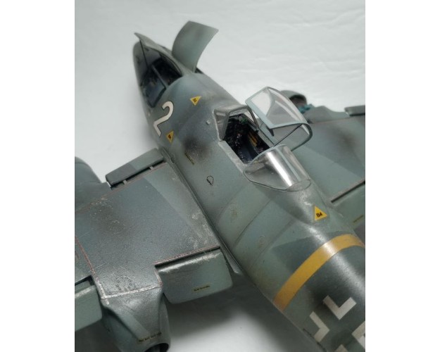 MESSERSCHMITT ME-262 A1- 2 BLANCO ROJO - ERICH HOHAGEN - 1/48