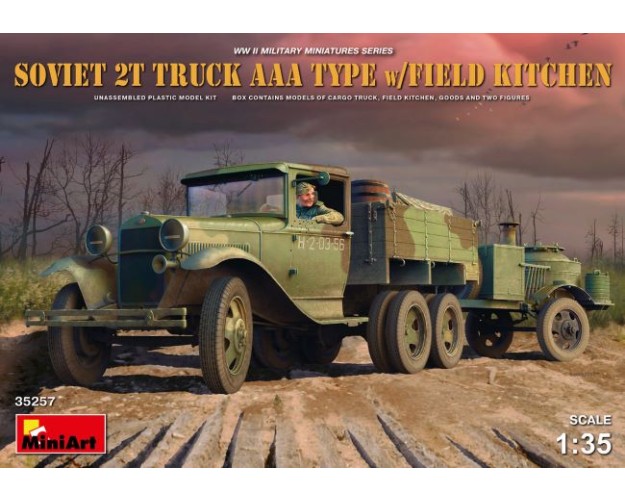 SOVIET 2T TRUCK AA TYPE W/FIELD KITCHEN