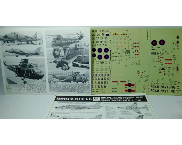 ROYAL NAVY - FALKLANDS SEA HARRIER -SEA KING - RAF LIGHTNING