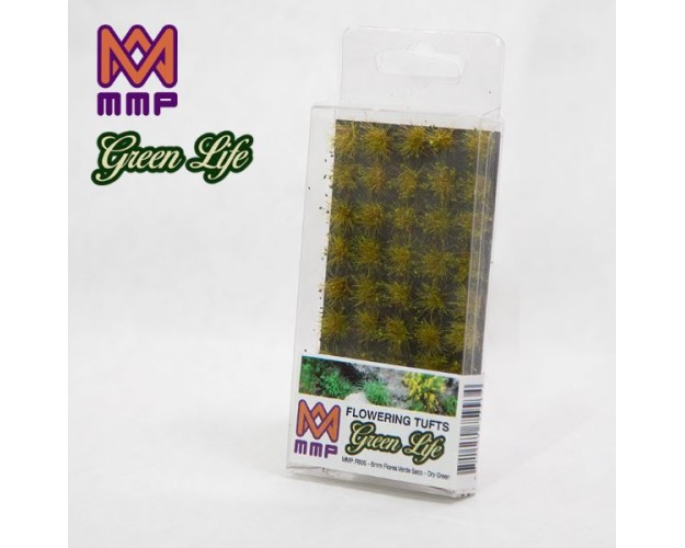 FLOWERING TUFTS 6mm COLOR VERDE SECO CB: 0721450759934
