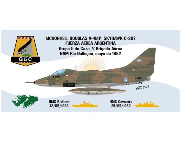 TAZA: A-4B SKYHAWK C-207