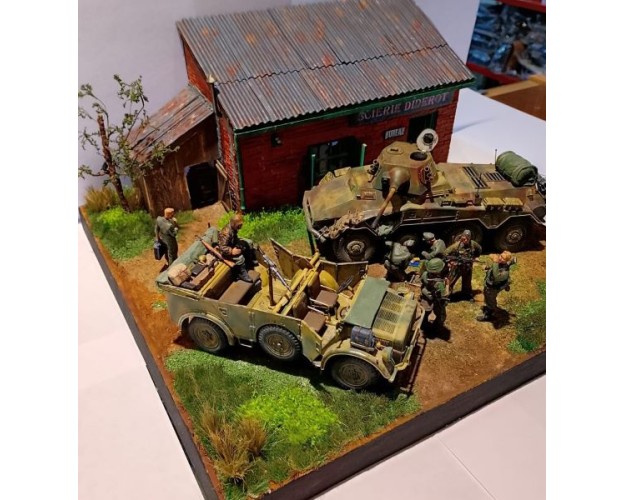 DIORAMA: LA WEHRMACHT EN FRANCIA - 1944