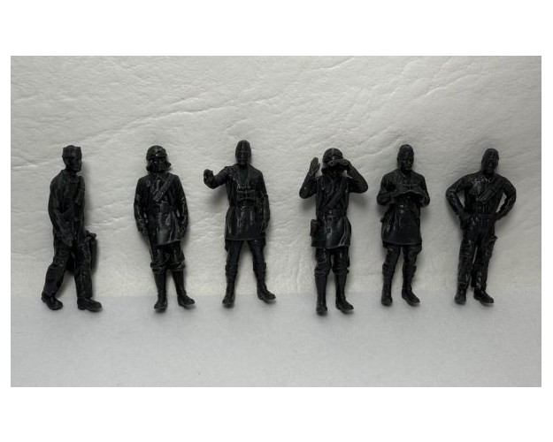 Tripulación de tanques italiana x 6 - Mod.1