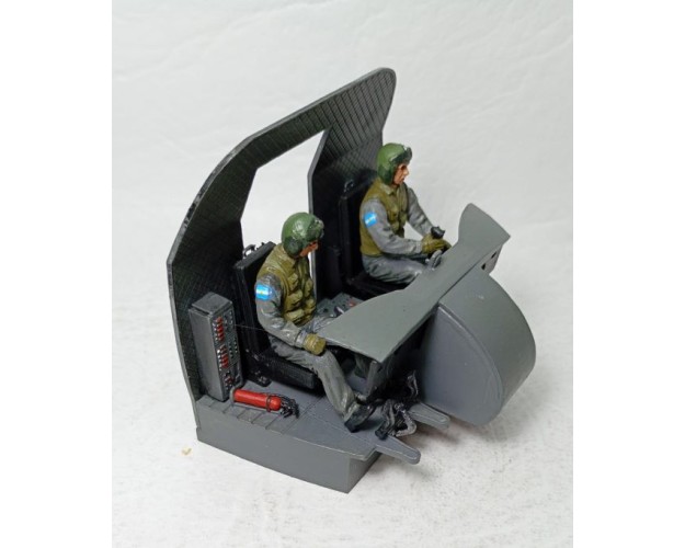 Cockpit Helicóptero Bell UH-1