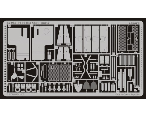 M40 BIG SHOT U.S. 155mm GUN MOTOR CARRIAGE + FOTOGRABADOS EDUARD