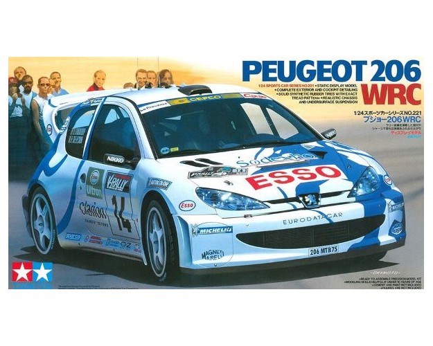 PEUGEOT 206 wrc 1/24