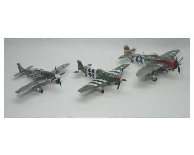 AVIACIÓN USAF IIGM (P-51D / P-51B / P47D) 1/72