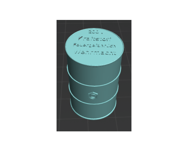 Tambor 200 litros "Wehrmacht" (x3) - 1/72