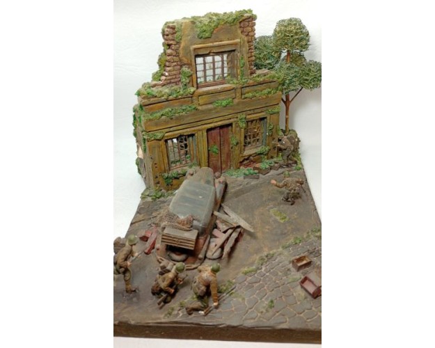 Diorama: Americanos al acecho - Europa 1944.