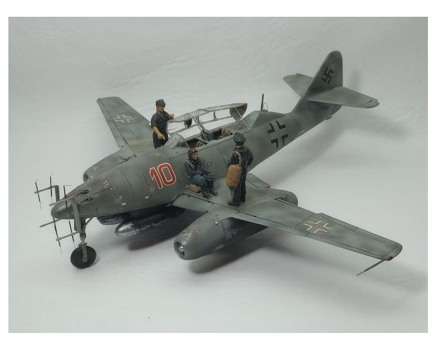 MESSERSCHMITT ME-262 B1- 10 ROJO - 1/48
