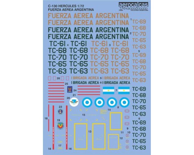 C-130 HERCULES FUERZA AEREA ARGENTINA (72003)