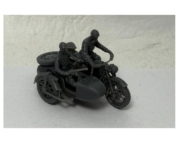 Sidecar soviético IMZ Ural 72