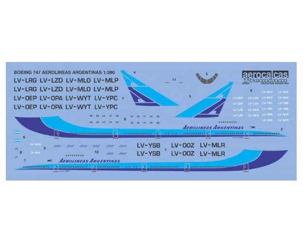 Boeing 747 Aerolíneas Argentinas 1/390