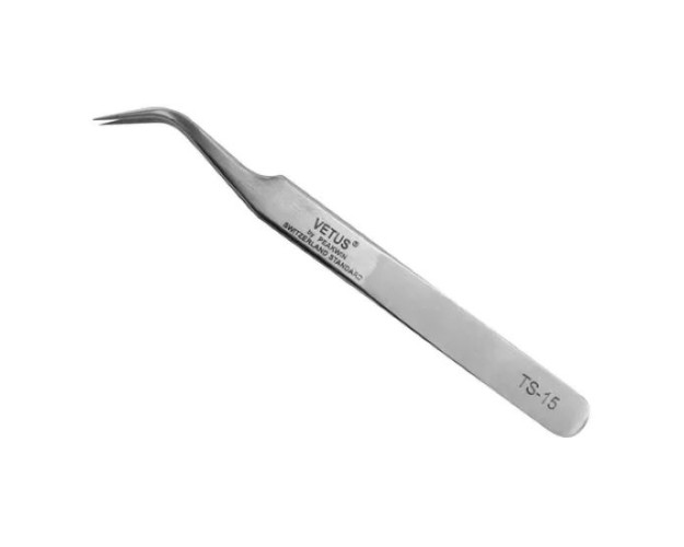 PINZA DE PUNTA CURVA DE 120mm TS-15