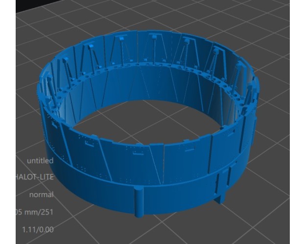 Tobera Mirage III / V Salida motor Atar 9 C p/kit Italeri / Esci