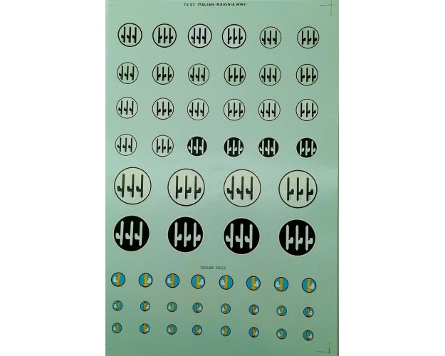 ITALIAN INSIGNIA WWII WING & FUSELAGE