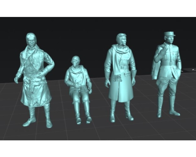 Pilotos Primera Guerra Mundial - Set 3 - 1/48