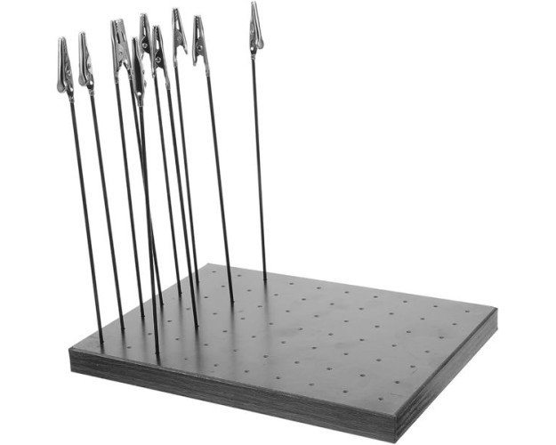 BASE SOPORTE + 10 CLIPS PARA SOPORTE DE PIEZAS PARA PINTAR