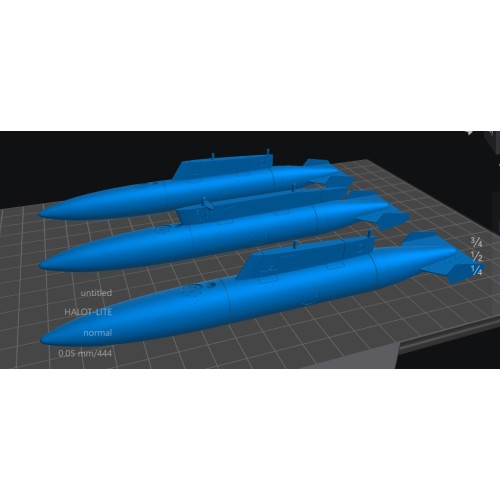 MIRAGE/DAGGER/MARA: Set de tanques 1300lts (3)