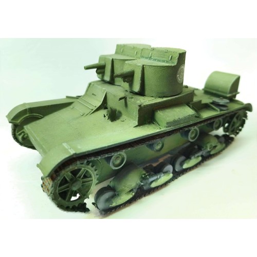 T-26A VEHÍCULO LIGERO SOVIÉTICO DE DOBLE TORRETA