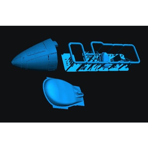 Nariz Antenas y Radomos (P/Trumpeter) - Douglas A4-Q