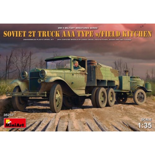 SOVIET 2T TRUCK AA TYPE W/FIELD KITCHEN