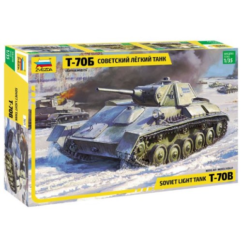 SOVIET LIGHT TANK T-70B