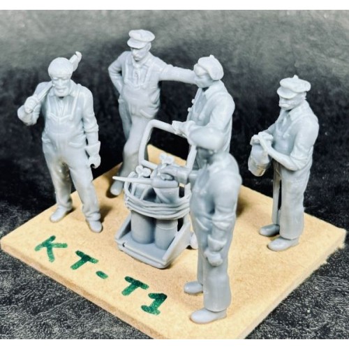 Trabajadores ferroviarios x 5