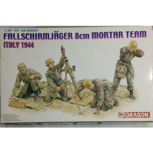FALLSCHIRMJÄGER 8cm MORTAR TEAM (sin mortero, solo figuras)