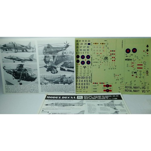 ROYAL NAVY - FALKLANDS SEA HARRIER -SEA KING - RAF LIGHTNING