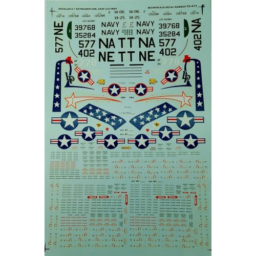 A-1 SKYRAIDERS VA-25, VA-196, USAF & VIETNAM