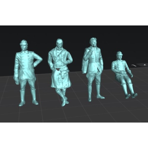 Pilotos Primera Guerra Mundial - Set 4 - 1/32