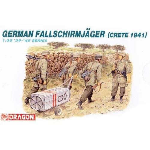 German Fallschirmjäger - Creta 1941 - Sin caja - sin carro contenedor