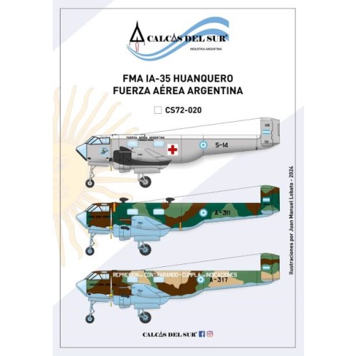 FMA IA-35 HUANQUERO - FUERZA AÉREA ARGENTINA