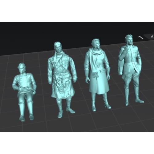 Pilotos Primera Guerra Mundial - Set 1 - 1/32