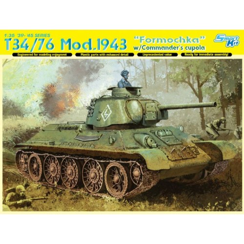 T34/76 MOD. 1943 "Formochka" w/Commader's cupula
