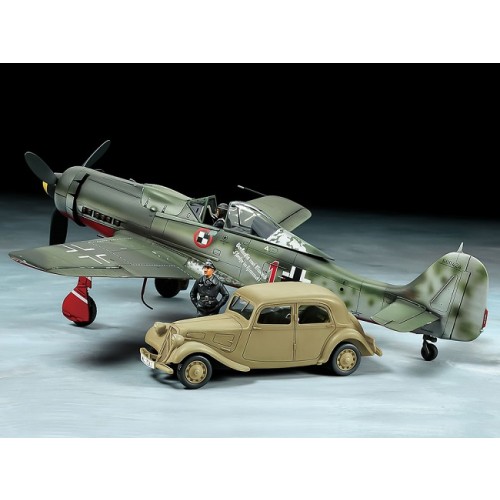 1/48 Fw190 D-9 JV44 & citroen 11CV - OFERTA