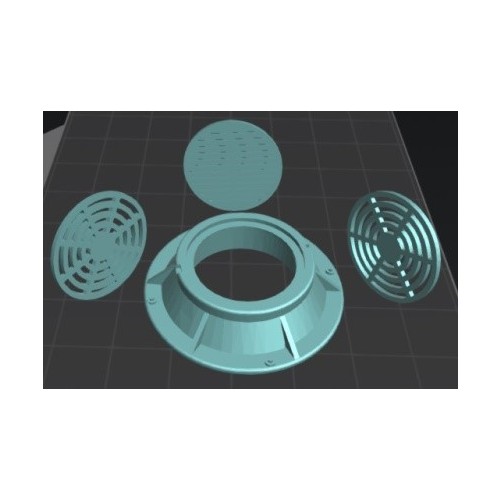 Boca y tapas de alcantarilla (x4) op 2