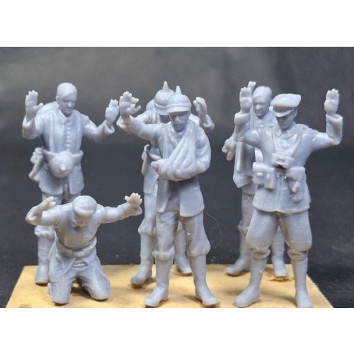 WWI Alemanes rindiéndose (6 figuras)