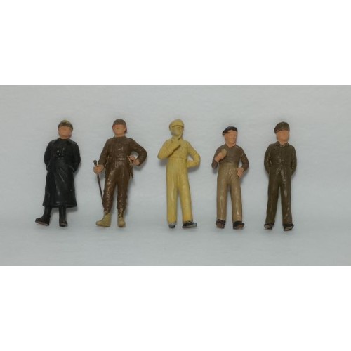 LOTE 5 JERARCAS DE LA IIGM 1/35 - SEMITERMINADAS