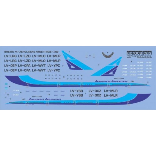 Boeing 747 Aerolíneas Argentinas 1/390