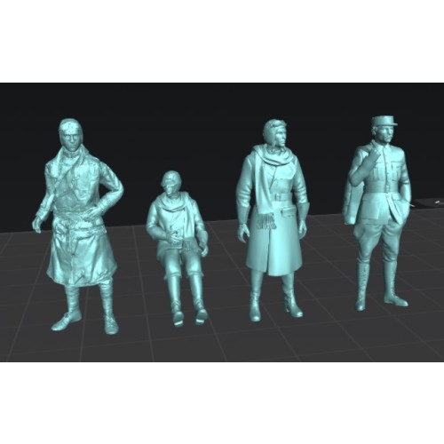 Pilotos Primera Guerra Mundial - Set 3 - 1/32