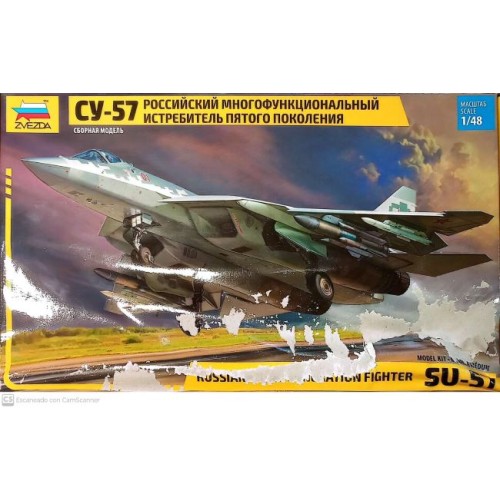 RUSSIAN FIFTH-GENERATION FIGHTER SU-57 - OFERTA POR CAJA DAÑADA
