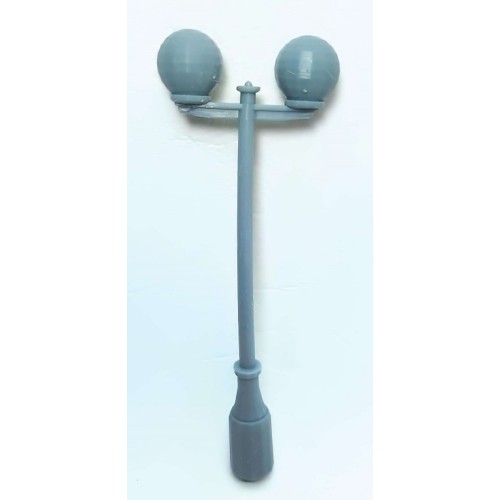 Farola redonda doble